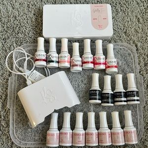 Kiara sky kit: gel polish, gelly tips, LED, nail light